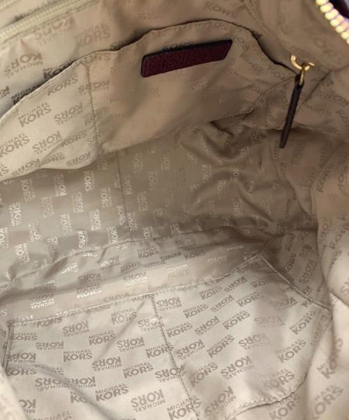 MICHAEL KORS（マイケル・コース）MICHAEL KORS (マイケルコース) MICHAEL KORS　2WAYショルダーバッグ バーガンディーの古着・服飾アイテム