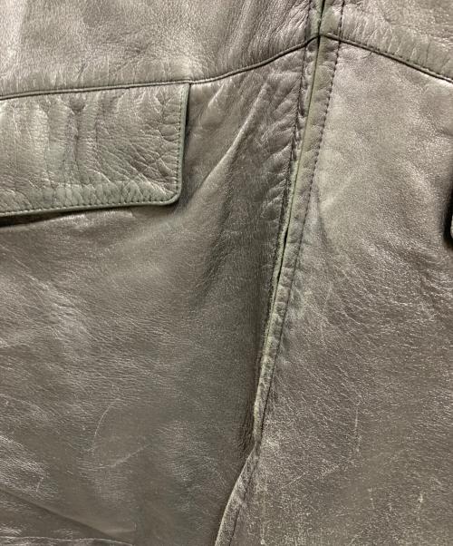 Roberta di camerino（ロベルタ ディ カメリーノ）Roberta di camerino (ロベルタ ディ カメリーノ) Roberta di camerino　レザージップコート ブラック サイズ:Lの古着・服飾アイテム