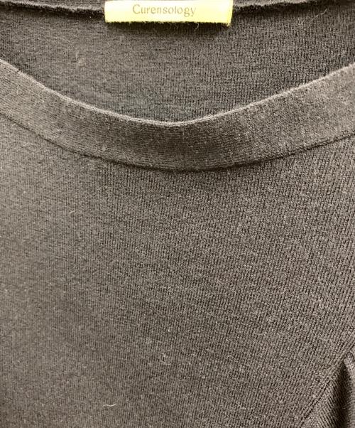 Curensology（カレンソロジー）Curensology (カレンソロジー) Curensology　ニット ネイビー サイズ:FREEの古着・服飾アイテム