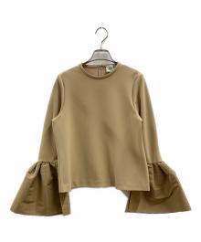 HERITAGE（ヘリテージ）の古着「HERITAGE　ジョーゼットジャージプルオーバー」｜カーキ