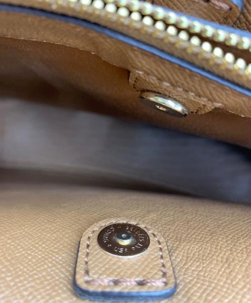 COACH（コーチ）COACH (コーチ) 2WAYバッグ ベージュ×ホワイトの古着・服飾アイテム