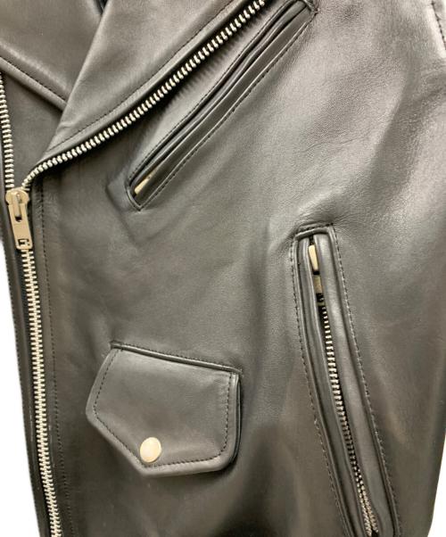 FREEDOM（フリーダム）freedom (フリーダム) freedom　レザージャケット ブラック サイズ:38の古着・服飾アイテム