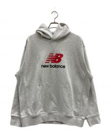 NEW BALANCE（ニューバランス）の古着「NEW BALANCE　プルオーバーパーカー」｜グレー
