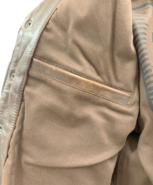 ワイルドターキー（WILD TURKEY）ワイルドターキー (WILD TURKEY) レザージャケット ブラウン サイズ:Mの古着・服飾アイテム