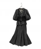 Snidelスナイデル）の古着「ブラウス」｜チャコールグレー