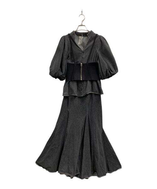 Snidel（スナイデル）Snidel (スナイデル) ブラウス チャコールグレー サイズ:Mの古着・服飾アイテム