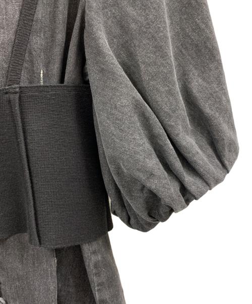 Snidel（スナイデル）Snidel (スナイデル) ブラウス チャコールグレー サイズ:Mの古着・服飾アイテム