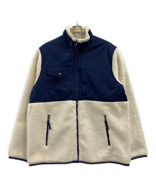 POLO RALPH LAUREN（ポロ・ラルフローレン）POLO RALPH LAUREN (ポロ・ラルフローレン) POLO RALPH LAUREN フリースジャケット ネイビー×アイボリー サイズ:Lの古着・服飾アイテム