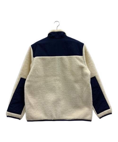 POLO RALPH LAUREN（ポロ・ラルフローレン）POLO RALPH LAUREN (ポロ・ラルフローレン) POLO RALPH LAUREN フリースジャケット ネイビー×アイボリー サイズ:Lの古着・服飾アイテム