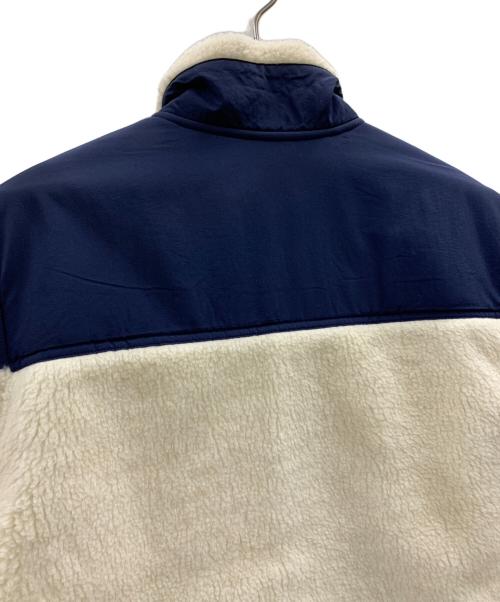 POLO RALPH LAUREN（ポロ・ラルフローレン）POLO RALPH LAUREN (ポロ・ラルフローレン) POLO RALPH LAUREN フリースジャケット ネイビー×アイボリー サイズ:Lの古着・服飾アイテム