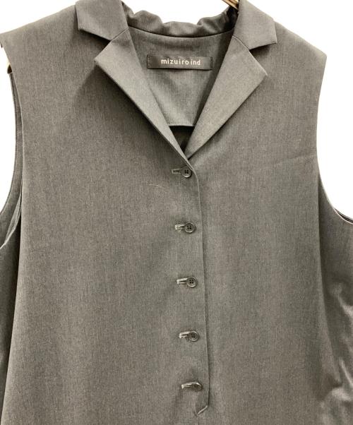 mizuiro-ind（ミズイロインド）mizuiro-ind (ミズイロインド) mizuiro-ind　サロペット グレー サイズ:FREEの古着・服飾アイテム