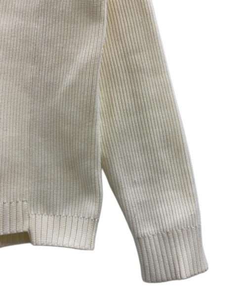 FRED PERRY（フレッドペリー）FRED PERRY (フレッドペリー) FRED PERRY　ストライプド Vネックニット ベージュ サイズ:Sの古着・服飾アイテム