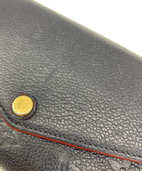 LOUIS VUITTON（ルイ ヴィトン）LOUIS VUITTON (ルイ ヴィトン) LOUIS VUITTON　長財布 ネイビー×レッドの古着・服飾アイテム