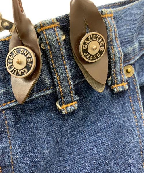 GAULTIER JEANS（ゴルチエジーンズ）GAULTIER JEANS (ゴルチエジーンズ) GAULTIER JEANS　バストパンツ インディゴ サイズ:W29の古着・服飾アイテム