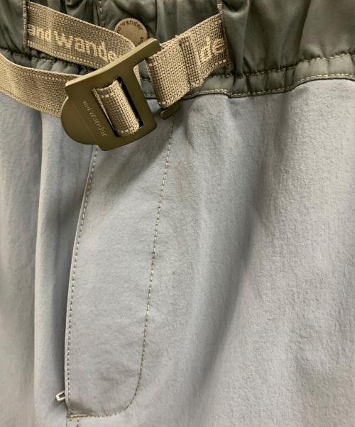 and wander（アンドワンダー）and wander (アンドワンダー) and wander　サルエルパンツ ダークブルー サイズ:Mの古着・服飾アイテム