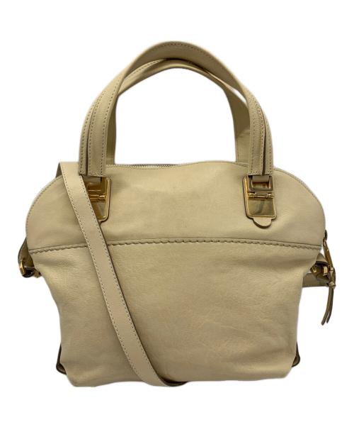 Chloe（クロエ）Chloe (クロエ) 2WAYショルダーバッグ ベージュの古着・服飾アイテム