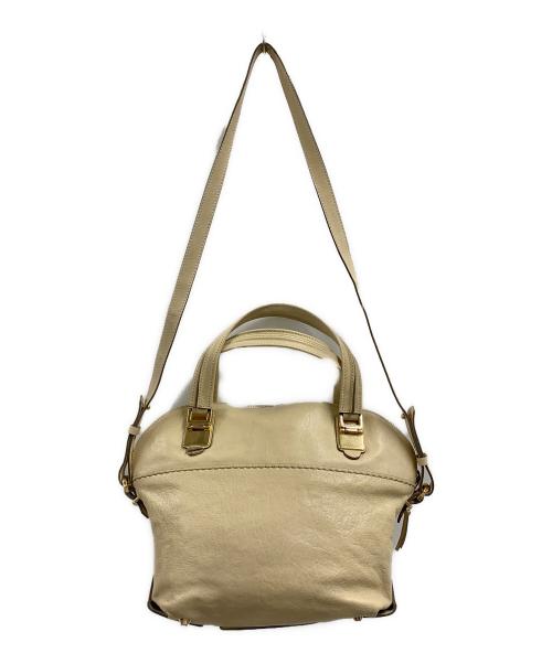 Chloe（クロエ）Chloe (クロエ) 2WAYショルダーバッグ ベージュの古着・服飾アイテム