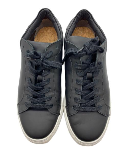 nano・universe（ナノ・ユニバース）nano・universe (ナノ・ユニバース) nano・universe　ダメリーノレザースニーカー ブラック サイズ:26の古着・服飾アイテム