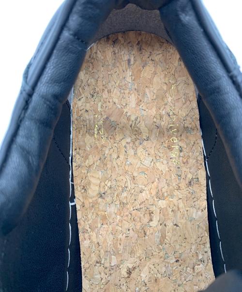 nano・universe（ナノ・ユニバース）nano・universe (ナノ・ユニバース) nano・universe　ダメリーノレザースニーカー ブラック サイズ:26の古着・服飾アイテム