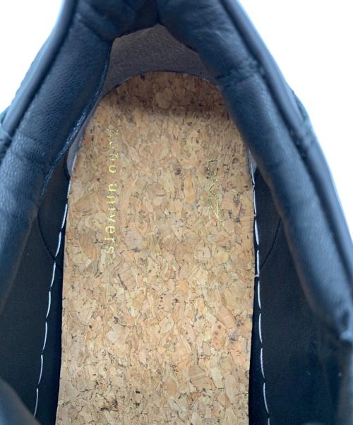 nano・universe（ナノ・ユニバース）nano・universe (ナノ・ユニバース) nano・universe　ダメリーノレザースニーカー ブラック サイズ:26の古着・服飾アイテム