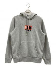 DIESEL（ディーゼル）の古着「DIESEL　プルオーバーパーカー」｜グレー
