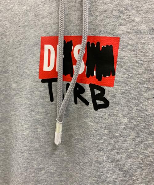 DIESEL（ディーゼル）DIESEL (ディーゼル) DIESEL　プルオーバーパーカー グレー サイズ:Mの古着・服飾アイテム