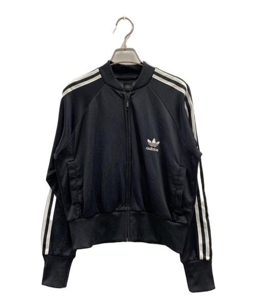 adidas（アディダス）adidas (アディダス) adidas トラックジャケット ブラック×ホワイト サイズ:OTの古着・服飾アイテム