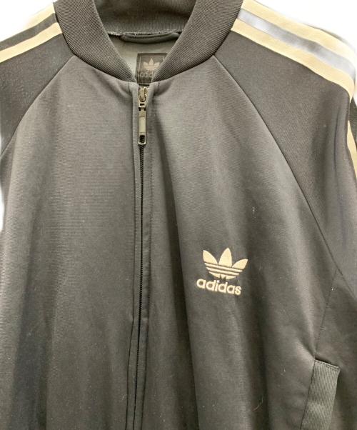 adidas（アディダス）adidas (アディダス) adidas トラックジャケット ブラック×ホワイト サイズ:OTの古着・服飾アイテム