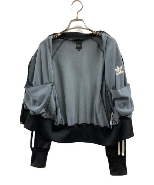 adidas（アディダス）adidas (アディダス) adidas トラックジャケット ブラック×ホワイト サイズ:OTの古着・服飾アイテム