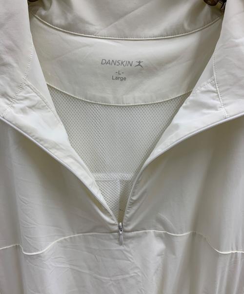 DANSKIN（ダンスキン）DANSKIN (ダンスキン) DANSKIN　アレグロプルオーバートップ ホワイト サイズ:Lの古着・服飾アイテム
