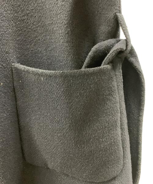 URBAN RESEARCH DOORS（アーバンリサーチドアーズ）URBAN RESEARCH DOORS (アーバンリサーチドアーズ) URBAN RESEARCH DOORS  ウールガウンコート ネイビー サイズ:SIZE 1の古着・服飾アイテム