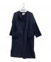 URBAN RESEARCH DOORS（アーバンリサーチドアーズ）の古着「URBAN RESEARCH DOORS  ウールガウンコート」｜ネイビー