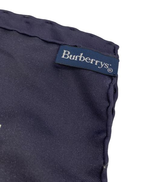 Burberry's（バーバリー）Burberry's (バーバリーズ) スカーフ ネイビー×ベージュの古着・服飾アイテム