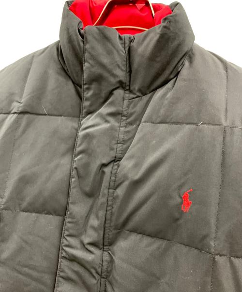 POLO RALPH LAUREN（ポロ・ラルフローレン）POLO RALPH LAUREN (ポロ・ラルフローレン) POLO RALPH LAUREN　リバーシブルダウンジャケット ブラック×レッド サイズ:Sの古着・服飾アイテム
