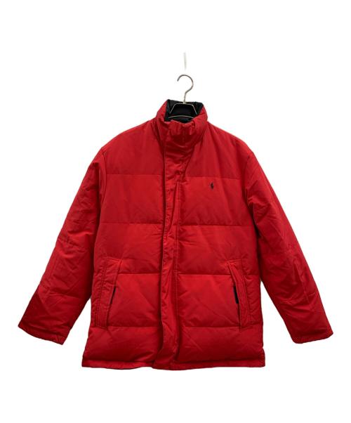 POLO RALPH LAUREN（ポロ・ラルフローレン）POLO RALPH LAUREN (ポロ・ラルフローレン) POLO RALPH LAUREN　リバーシブルダウンジャケット ブラック×レッド サイズ:Sの古着・服飾アイテム