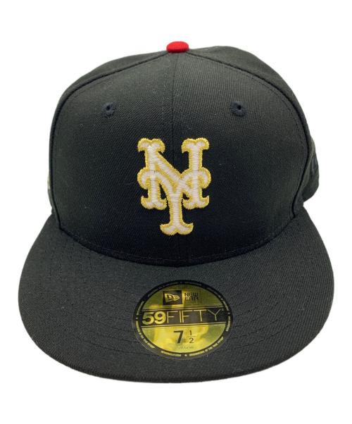 New Era（ニューエラ）New Era (ニューエラ) New Era　キャップ ブラック×ゴールドの古着・服飾アイテム