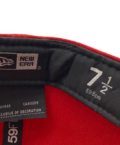 New Era（ニューエラ）New Era (ニューエラ) New Era　キャップ レッドの古着・服飾アイテム