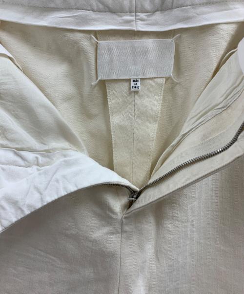 Maison Margiela（メゾンマルジェラ）Maison Margiela (メゾンマルジェラ) Maison Margiela　パンツ アイボリー サイズ:54の古着・服飾アイテム