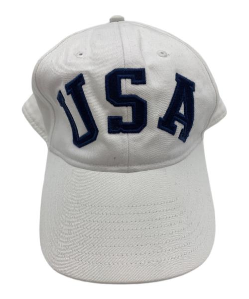 POLO RALPH LAUREN（ポロ・ラルフローレン）POLO RALPH LAUREN (ポロ・ラルフローレン) Ron Herman (ロンハーマン) POLO RALPH LAUREN　	Ron Herman　キャップ ホワイトの古着・服飾アイテム