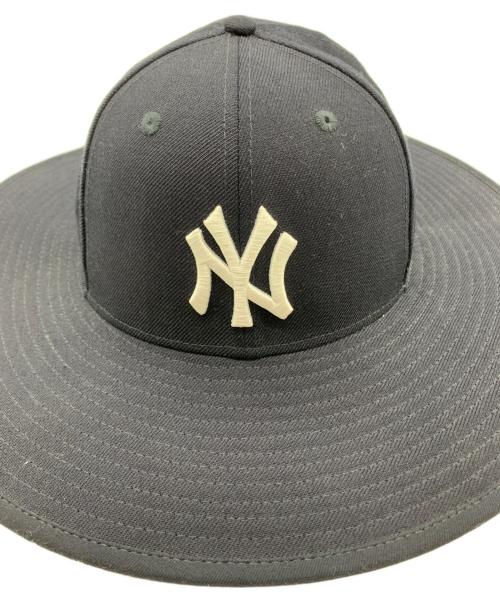 New Era（ニューエラ）New Era (ニューエラ) New Era　フィッテド ロングブリムハット ブラックの古着・服飾アイテム