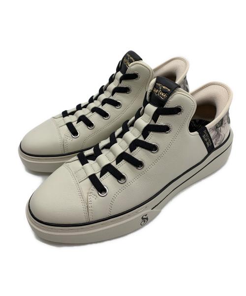 SKECHERS（スケッチャーズ）SKECHERS (スケッチャーズ) Snoop Dogg (スヌープドッグ) SKECHERS　Snoop Doggスニーカー アイボリー×ブラック サイズ:27の古着・服飾アイテム