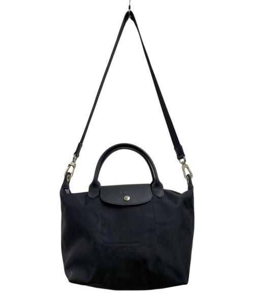 LONGCHAMP（ロンシャン）LONGCHAMP (ロンシャン) LONGCHAMP　2WAYショルダーバッグ ブラックの古着・服飾アイテム