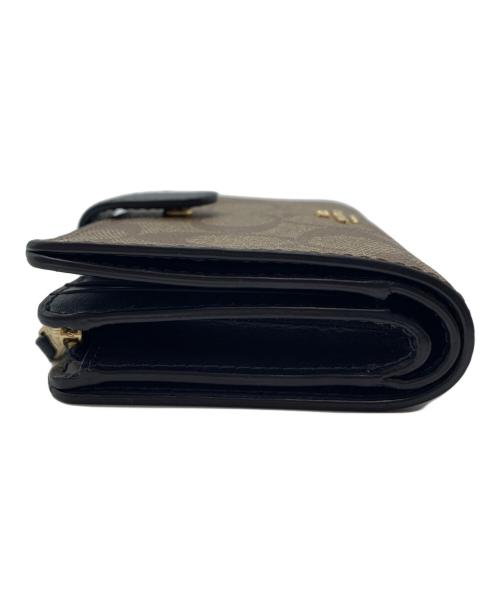 COACH（コーチ）COACH (コーチ) COACH　2つ折り財布 ブラウンの古着・服飾アイテム