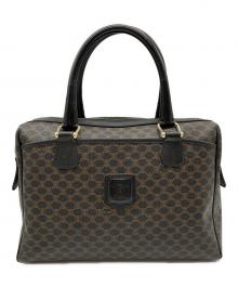 CELINE（セリーヌ）の古着「CELINEハンドバッグ　マカダム」｜ブラック×ブラウン