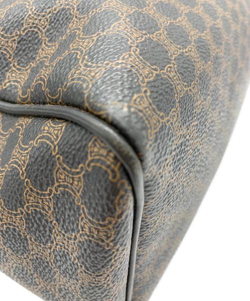 CELINE（セリーヌ）CELINE (セリーヌ) CELINEハンドバッグ　マカダム ブラック×ブラウンの古着・服飾アイテム