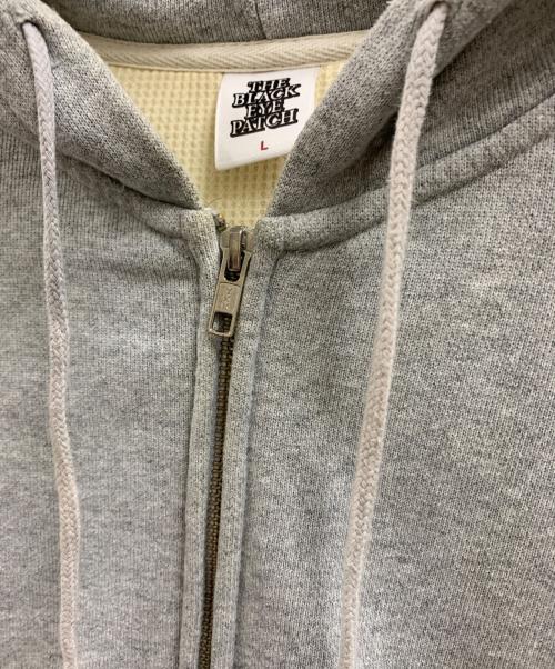 BlackEyePatch（ブラックアイパッチ）BlackEyePatch (ブラックアイパッチ) BlackEyePatch　ジップパーカー グレー サイズ:Lの古着・服飾アイテム