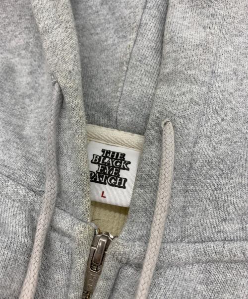 BlackEyePatch（ブラックアイパッチ）BlackEyePatch (ブラックアイパッチ) BlackEyePatch　ジップパーカー グレー サイズ:Lの古着・服飾アイテム