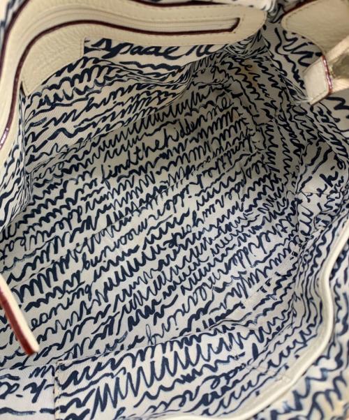 Kate Spade（ケイトスペード）Kate Spade (ケイトスペード) Kate Spade　2WAYショルダーバッグ アイボリーの古着・服飾アイテム