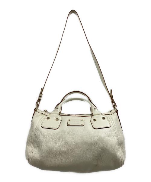 Kate Spade（ケイトスペード）Kate Spade (ケイトスペード) Kate Spade　2WAYショルダーバッグ アイボリーの古着・服飾アイテム