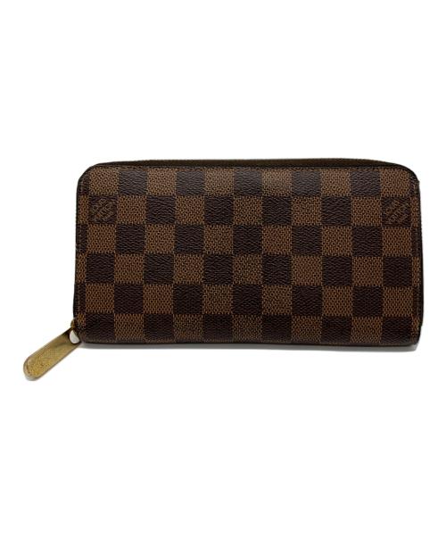LOUIS VUITTON（ルイ ヴィトン）LOUIS VUITTON (ルイ ヴィトン) LOUIS VUITTON　ダミエ　ラウンドファスナー財布 ブラウンの古着・服飾アイテム